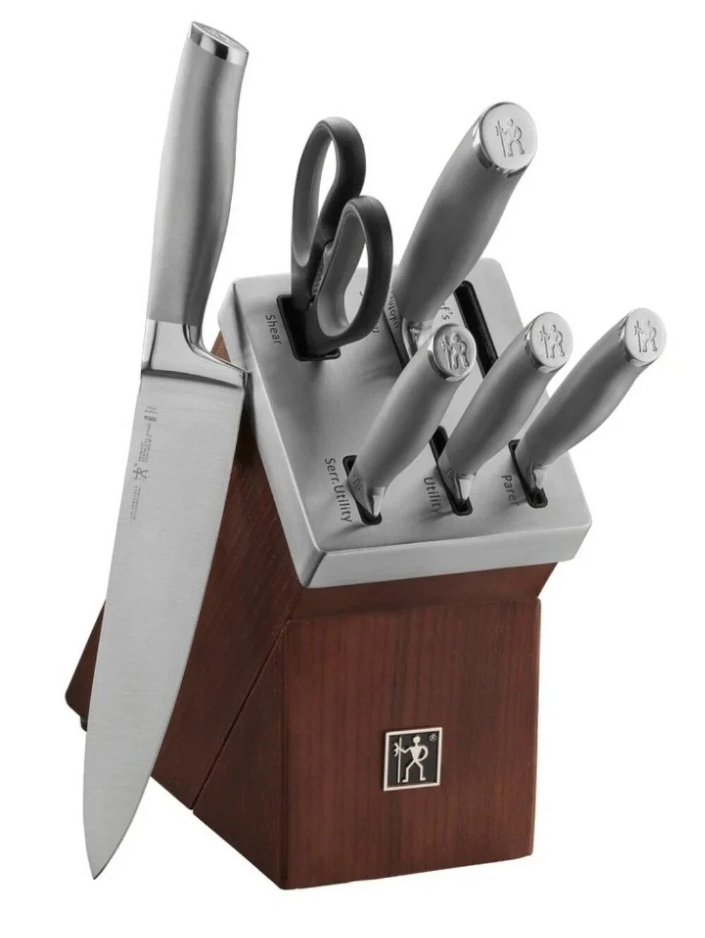 Henckels Modernist Forged 7-PC Self Sharpening Knife Block Set